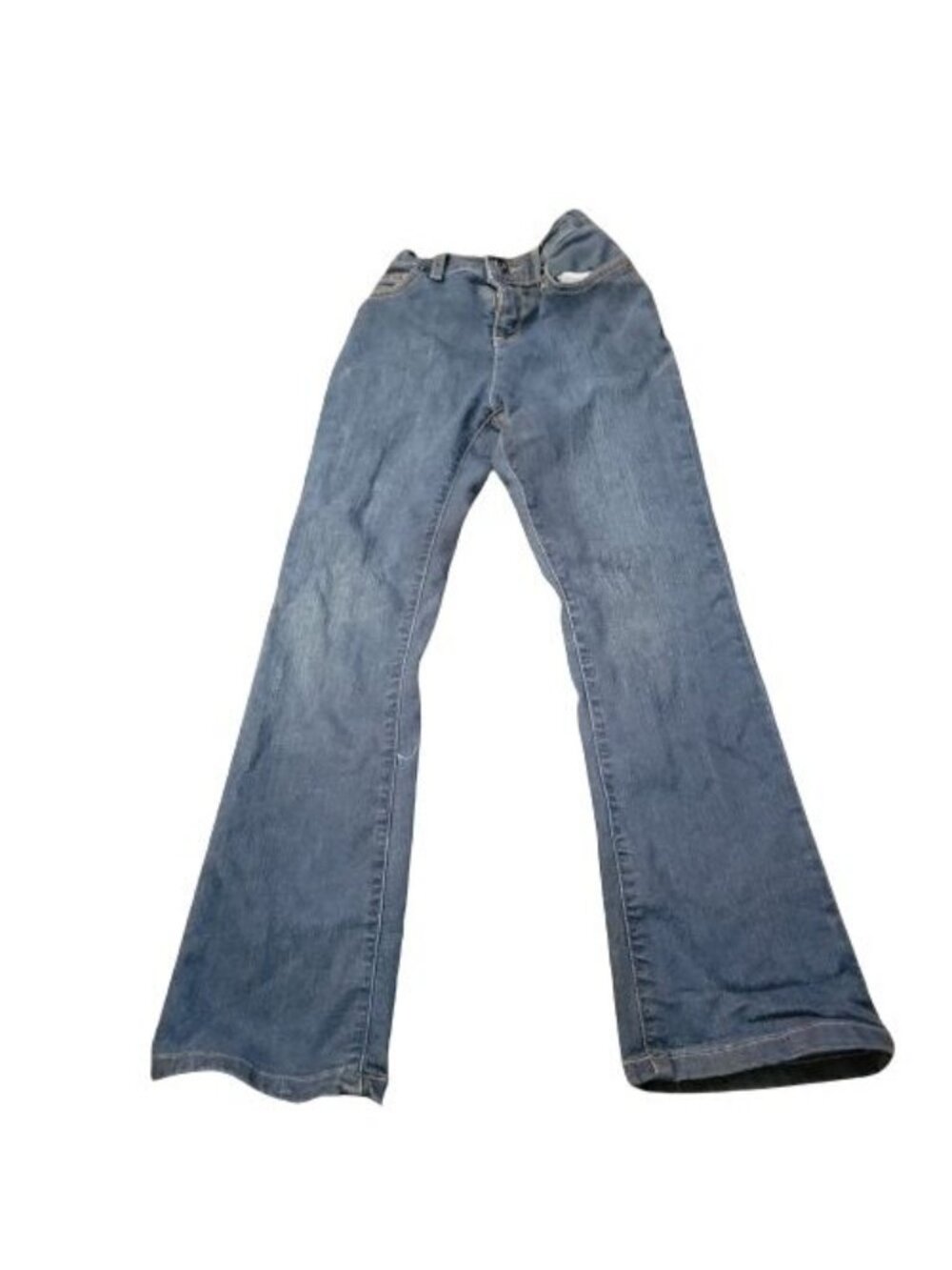 The Children's Place Girls Blue Pockets Mid Rise Denim Bootcut Jeans Size 8